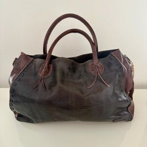 BED STU // Rockaway bag in black/teak